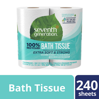 Seventh Generation Bath Tissue Toilet Paper 2 ply toilet paper 4 pack