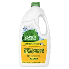 Seventh Generation Lemon Scent, Dishwasher Detergent Gel, 42 Ounce