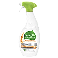 Seventh Generation Lemongrass Citrus Scent Disinfecting Multi-Surface Cleaner, 26 fl oz