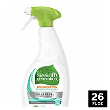 Seventh Generation Lemongrass Citrus Scent Disinfecting Bathroom Cleaner, 26 fl oz
