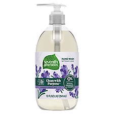 Seventh Generation Lavender Flower & Mint Scent, Hand Wash, 12 Fluid ounce