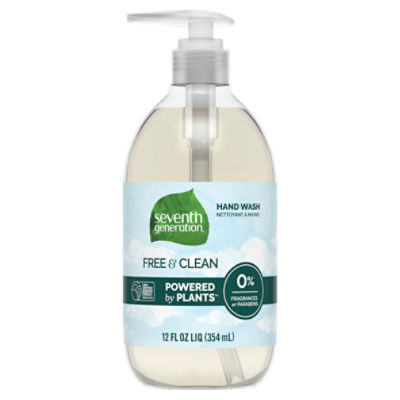 Seventh Generation Free & Clean Hand Wash, 12 fl oz liq