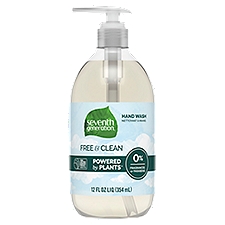 Seventh Generation Hand Soap, Free & Clean, 12 Fluid ounce