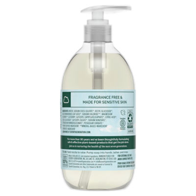 Seventh Generation Free & Clean Hand Wash, 12 fl oz liq