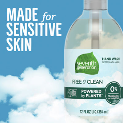 Seventh Generation Free & Clean Hand Wash, 12 fl oz liq