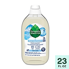 Seventh Generation EasyDose Laundry Detergent Free and Clear 23 oz