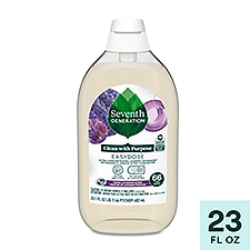 Seventh Generation EasyDose Laundry Detergent Fresh Lavender, 23 oz