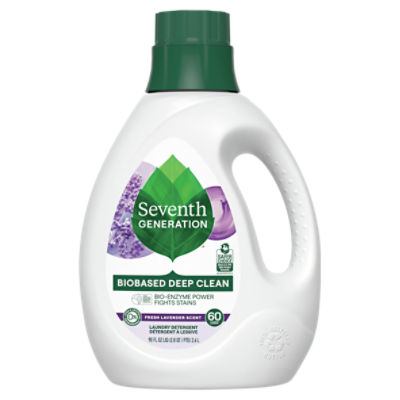 Seventh Generation Liquid Laundry Detergent Lavender, 90 oz