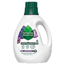 Seventh Generation Fresh Lavender Scent Laundry Detergent, 60 loads, 90 fl oz liq