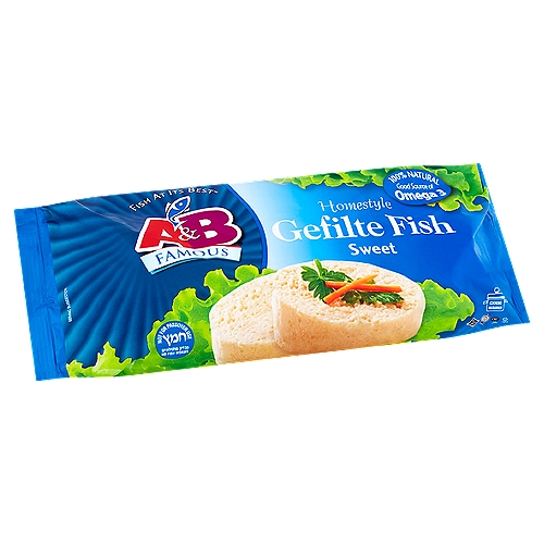 A&B Famous Homestyle Sweet Gefilte Fish, 20 oz