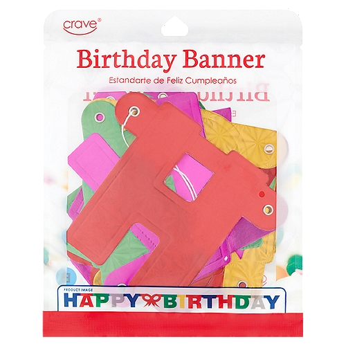 Crave Happy Birthday Banner