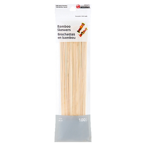 Culinary Elements Bamboo Skewers, 100 count