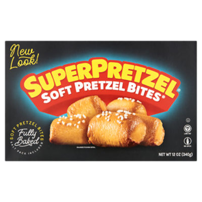 SuperPretzel Fully Baked Soft Pretzel Bites, 12 oz