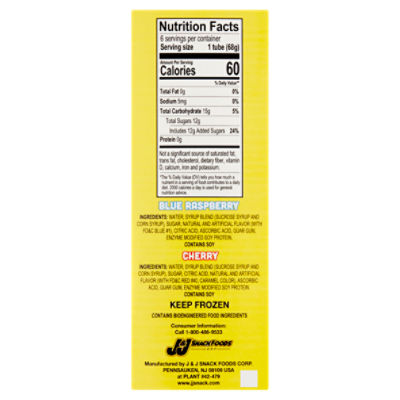 Sugar Free Icee Nutrition Facts Besto Blog