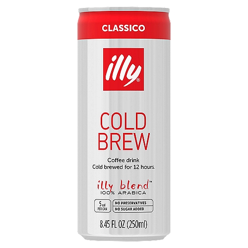 illy Classico Cold Brew Coffee Drink, 8.45 fl oz