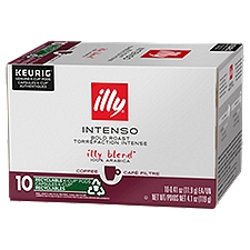 illy Intenso Bold Roast Coffee K-Cup Pods, 0.41 oz, 10 count