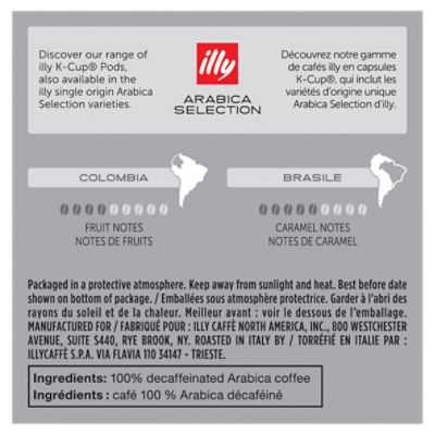 Illy Caffè Decaffeinato 100% Arabica, 10 Capsule 57g Compatibile