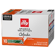 Illy Arabica Selection Colombia Coffee K-Cup Pods, 0.41 oz, 10 count