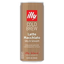 illy Cold Brew Latte Macchiato Coffee Drink, 8.45 fl oz, 8.45 Fluid ounce