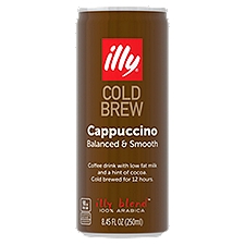 Illy Cold Brew Cappuccino Coffee Drink, 8.45 fl oz, 8.45 Fluid ounce