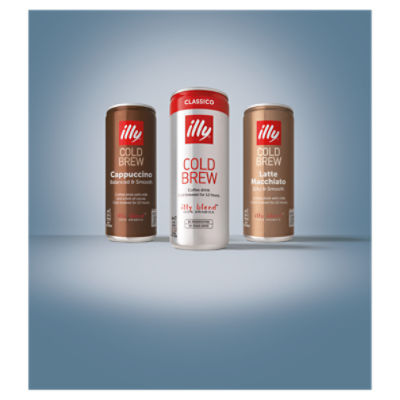 illy Ready To Drink Coffee – Cappuccino Cold Brew Cans - Notes Of Milk &  Chocolate - 100% Arabica Coffee - Smooth & Refreshing Taste - Convenient