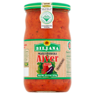 Biljana Homemade Mild Ajver, 23.6 oz