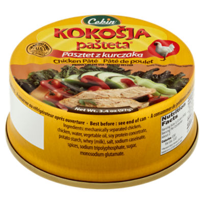 Cekin Kokošja Pašteta Chicken Pâté, 3.4 oz