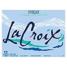 La Croix Pure Sparkling Water, 12 fl oz, 12 count