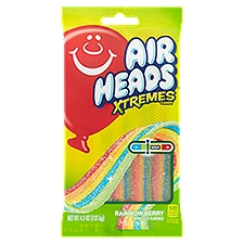 Air Heads Xtremes Sour Rainbow Berry Candy, 4.5 oz, 4.5 Ounce