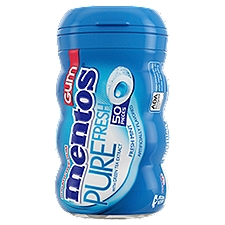 Mentos Pure Fresh Mint Sugarfree Gum, 50 count, 4.4 Ounce
