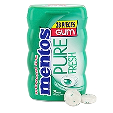 Mentos Pure Fresh Spearmint Sugarfree Gum, 28 count