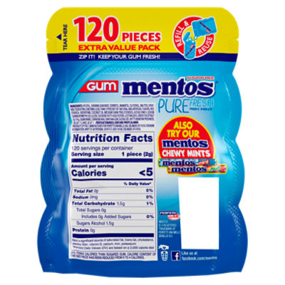 Mentos Candy Nutrition Facts Besto Blog