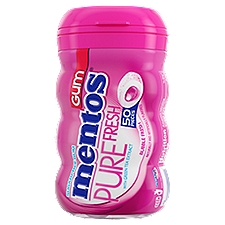 Mentos Pure Bubble Fresh with Green Tea Extract Sugarfree Gum, 50 count, 50 Each