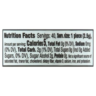 Trident Vibes Spearmint Rush Sugar Free Gum, 40 count