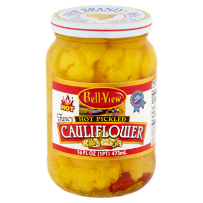 Bell-View Fancy Hot Pickled Cauliflower, 16 fl oz