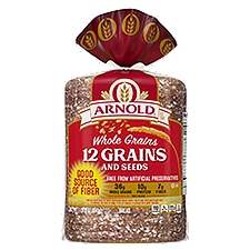 Arnold Whole Grains 12 Grains and Seeds, Bread, 24 Ounce