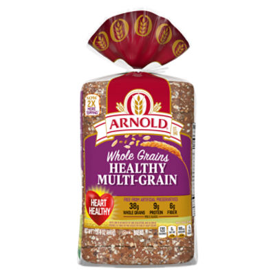Arnold Whole Grains Healthy Multi-Grain Bread, 24 oz, 24 Ounce