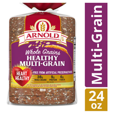 Arnold Whole Grains Healthy MultiGrain Bread, 1 lb 8 oz