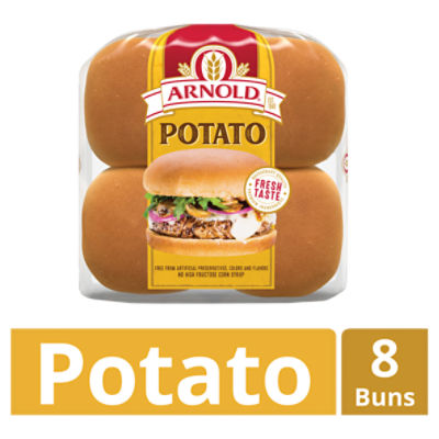 Arnold Potato Buns, 8 count, 1 lb, 16 Ounce