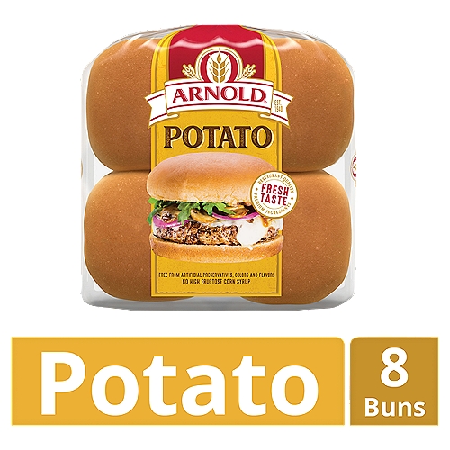 Arnold Potato Buns, 8 count, 1 lb