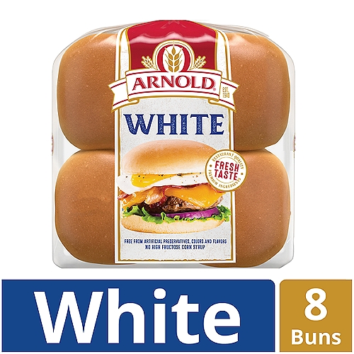 8 pre-sliced gourmet buns. Made with the highest quality simple, recognizable ingredients, free from artificial preservatives, colors or flavors.