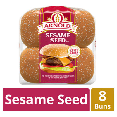 Arnold Sesame Seed Buns, 8 count, 1 lb