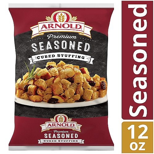 Arnold Premium Seasoned Cubed Stuffing, 12 oz
Great bread makes great stuffing, so for a dish that will have your family and friends coming back for seconds, count on Arnold Seasoned Cubed Stuffing. Made with only the best ingredients, you'll be proud to call it your own!