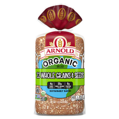 Arnold Organic 22 Whole Grains & Seeds Bread, 1 lb 11 oz, 27 Ounce