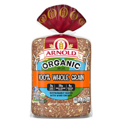 Arnold 100 Whole Grain Organic Bread, 1 lb 11 oz