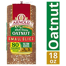 Arnold Oatnut Whole Grains Small Slice Bread, 1 lb 2 oz