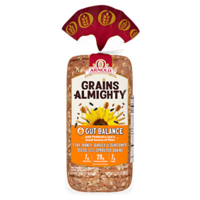 Arnold Grains Almighty Gut Balance Bread, 20 oz, 20 Ounce