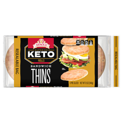 ARNOLD Superior Keto Rolls, Sandwich Thins