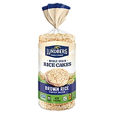 Lundberg Family Farms Brown Lightly Salted, Rice Cake , 8.5 Ounce