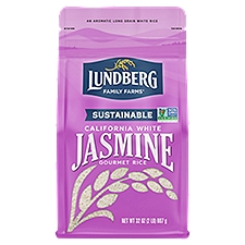 Lundberg Family Farms California White Jasmine, Rice, 32 Ounce